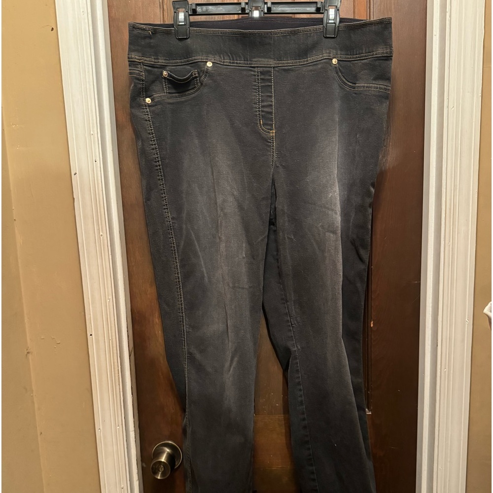 Women’s Black Size 18/20 XL Hygard Slims Stretch Jeans Pants